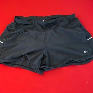 🟡 ATHLETA SHORTS W/ LINER NWOT (M)